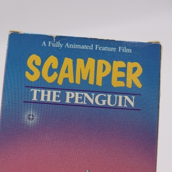 Scamper The Penguin Rare Vintage VHS Tape Family Film Collectible Nostalgia - Picture 2 of 7